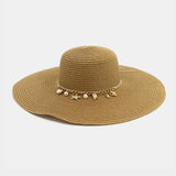 Women,Sunscreen,Vacation,Beach,Trinket,Chain,Decoration,Elegant,Stylish,Straw