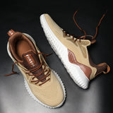 Men's,Lightweight,Sports,Shoes,Breathable,Running,Shoes,Flying,Woven,Casual,Sneakers