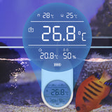Electronic,Aquarium,Water,Thermometer,Hygrometer,Display,Water,Temperature,Adhesive,Probe,Accuracy,Thermometer,Hygrometer,Accessories