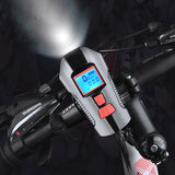 XANES,SFL15,300LM,Bicycle,Headlamp,Modes,Rechargeable,Waterproof,Front,Light,Speaker,Power,Display