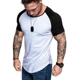 Men's,Crewneck,Breathable,Fitness,Short,Sleeve,Summer,Hiking,Camping,Travel,Holiday