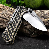 Sanrenmu,Multifunction,Folding,Knife,Outdoor,Survival,Knife,Stripe,Knife