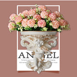Cupid,Angel,Plaster,Corbel,Shelf,Resin,Figurine,Flower,Insert,Decor
