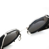 Women,Vintage,Steam,Round,Protection,Glassess,Summer,Sunscreen,Eyeglasseess