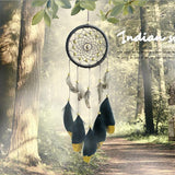 Woven,Natural,Feathers,Dreamcatcher,American,Custom,Gifts,Hanging,Decor,Ornament