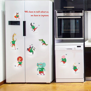 Miico,SK7182,Animal,Football,Children's,Cabinet,Sticker,Sticker,Sticker,Stickers