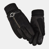 Leather,Velvet,Thick,Screen,Touchable,Riding,Driving,Motorcycle,Windproof,Gloves