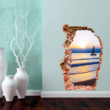 Miico,Creative,Sunset,Broken,Removable,Decorative,Decor,Sticker