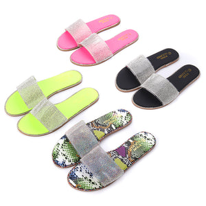 Womens,Rhinestone,Bling,Slippers,Summer,Beach,Flops,Walking,Hiking,Camping,Comfortable,Slippers,Loafers,Shoes