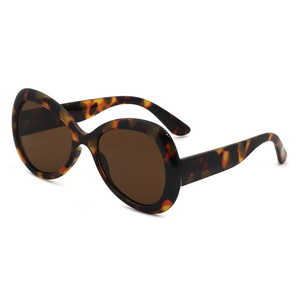 Women,Round,Shape,Frame,Hawksbill,Personality,Casual,Outdoor,Protection,Sunglasses