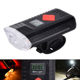 XANES,650LM,Power,Display,Intelligent,Front,Light,Modes,Rechargeable,Waterproof,Bicycle