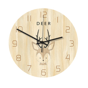 Loskii,CC042,Creative,Clock,Clock,Cartoon,Clock,Office,Decorations