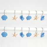 Decorative,Seashell,Shower,Curtain,Hooks,Bathroom,Beach,Shell,Decorations