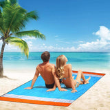 200x210cm,Beach,Blanket,Proof,Waterproof,Persons,Folding,Picnic,Camping,Travel,Ground,Carabiner