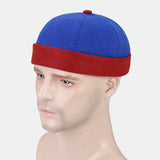 Banggood,Design,Contrast,Solid,Color,Casual,Brief,Brimless,Beanie,Landlord,Skull