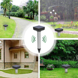 KCASA,Ultrasonic,Solar,Snake,Gopher,Repeller,Waterproof,Rodent,Repellent