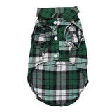 Clothes,Puppy,Spring,Summer,Plaid,Shirt,Outfits,Clothing