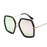 Men's,Woman's,Multicolor,Square,Frame,Sunglasses,Metal,Frame,Sunglasses