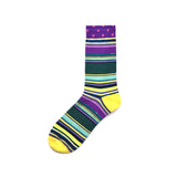 Men's,Street,Classic,Geometry,Striped,Cotton,Socks