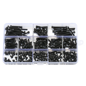 260Pcs,Grade,Carbon,Steel,Socket,Screw,Bolts,Assortment