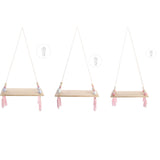 Floating,Tassel,Floating,Swing,Shelf,Hanging,Storage,Decorations