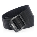 TUSHI,Military,Tactical,Belts,Security,Elastic,Weave,Stretch,Thick,Nylon,Waist