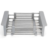Kitchen,Stainless,Steel,Drain,Basket,Telescopic,Multifunctional,Fruit,Washing,Basket