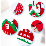 Christmas,Advent,Calendar,Fabric,Holiday,Countdown,Christmas,Display,Decor