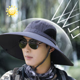 Summer,Protection,Centimeters,Visor,Adjustable,Bucket,Fishing,Mountaineering