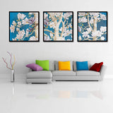 Miico,Painted,Three,Combination,Decorative,Paintings,flower,Decoration