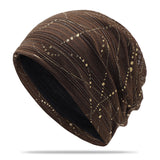 Women,Ethnic,Cotton,Breathable,Beanie,Fashion,Print,Brimless