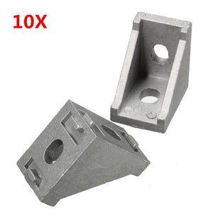 Suleve,10Pcs,Aluminium,Angle,Corner,Joint,Series,Aluminum,Extrusion,20x20mm,Right,Angle,Bracket,Furniture,Fittings