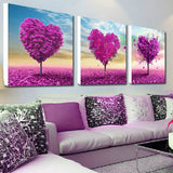 32x32cm,Purple,Diamond,Painting,Resin,Rhinestone,Scenery,Cross,Stitch
