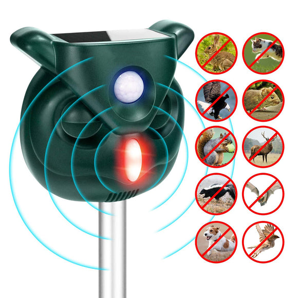 Solar,Ultrasonic,Repeller,Animal,Repeller,Outdoor,Garden,Infrared,Sensor,Insect,Repellent,Ultra,Sonic,Repeller