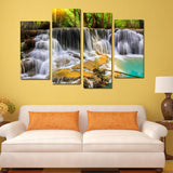 Miico,Painted,Combination,Decorative,Paintings,Ancient,Small,Waterfall,Decoration