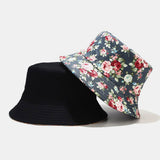 Women,Summer,Protection,Floral,Pattern,Casual,Outdoor,Bucket