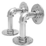 Steampunk,Industrial,Steel,Shelf,Brackets,Bracket,Screws,Pipes,Fittings