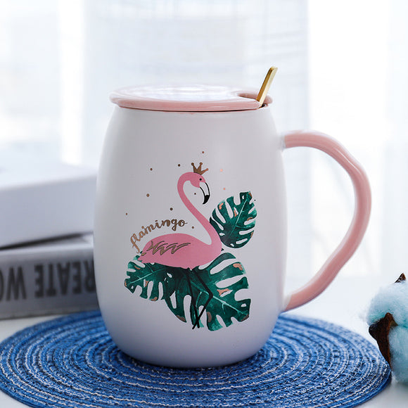 Flamingo,Pattern,Ceramic,Coffee,Water