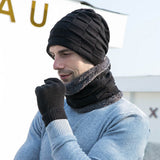 Velvet,Winter,Protection,Headgear,Scarf,Gloves,Knitted,Beanie