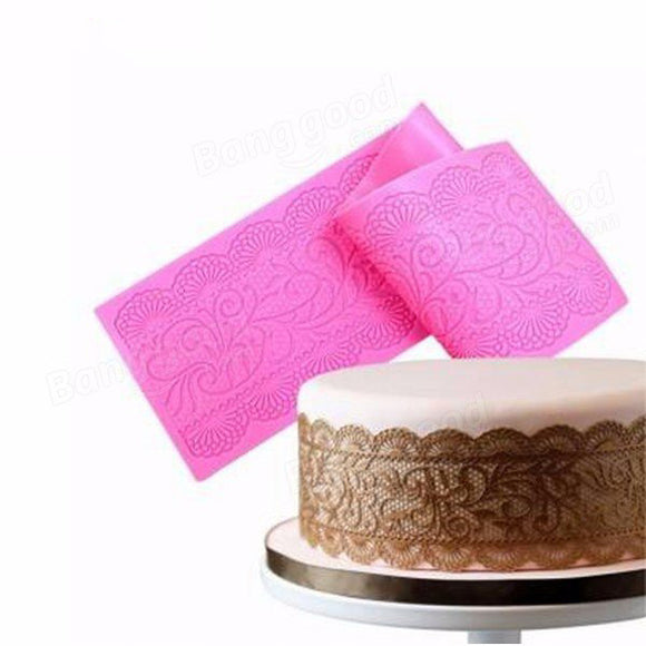 Silicone,Fondant,Decorating,Tools,Wedding,Flower,Embossing,Mould