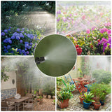 Irrigation,Garden,Misting,Cooling,System,32.8ft,Blank,Distribution,Tubing,Garden,Greenhouse,Flower,Patio