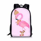 Flamingo,Backpack,Student,Travel,School,College,Shoulder,Handbag,Camping,Rucksack