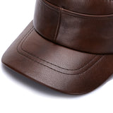 Three,Winter,Leather,Military,Cadet,Casual,Solid