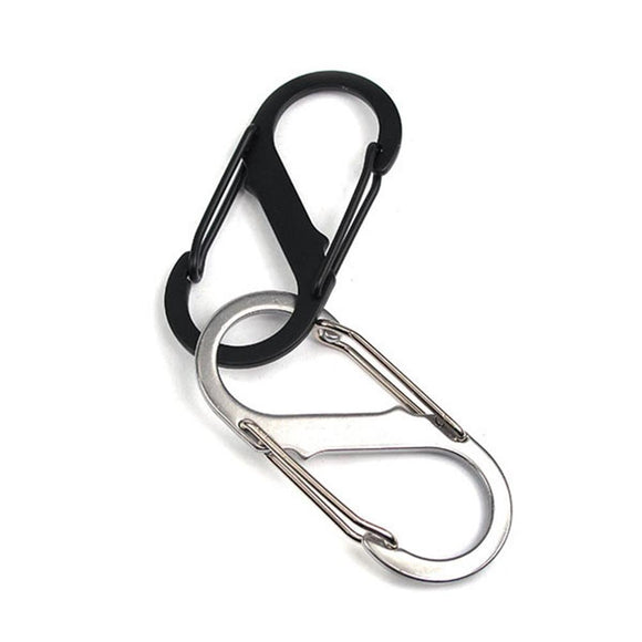Outdoor,Equipment,Large,Safety,Buckle,Stainless,Steel,Carabiner,Climbing,Hiking,Keychain