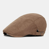 Cotton,British,Style,Street,Trend,Solid,Color,Outdoot,Casual,Forward,Beret