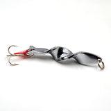 Metal,Spiral,Spinner,Baits,Spoon,Fishing,Treble,Spinner