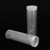 Round,Clear,Plastic,Holder,Container,Quarter,Dollar,Storage,Screw