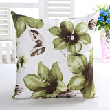Honana,45x45cm,Vintage,Leaves,Flower,Bamboo,Linen,Throw,Pillow,Waist,Cushion,Cover