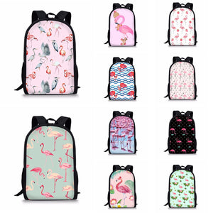 Flamingo,Backpack,Student,Travel,School,College,Shoulder,Handbag,Camping,Rucksack