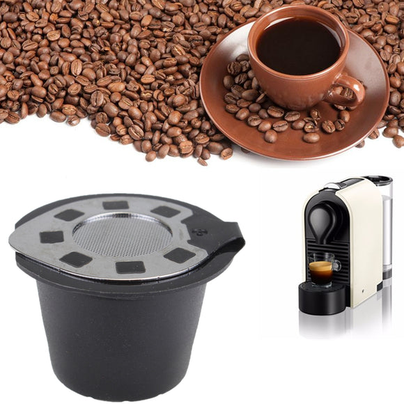 Stainless,Steel,Refillable,Reusable,Coffee,Capsule,Filter,Nespresso